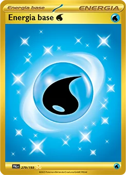 Energia base Acqua Evoluzioni a Paldea carta Pokémon italiana HR