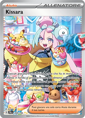 Kissara Evoluzioni a Paldea carta Pokémon italiana SIR