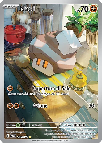 Nacli Evoluzioni a Paldea carta Pokémon italiana IR