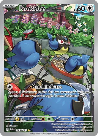 Rookidee Evoluzioni a Paldea carta Pokémon italiana IR