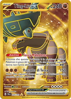 Ting-Lu ex Evoluzioni a Paldea carta Pokémon italiana HR