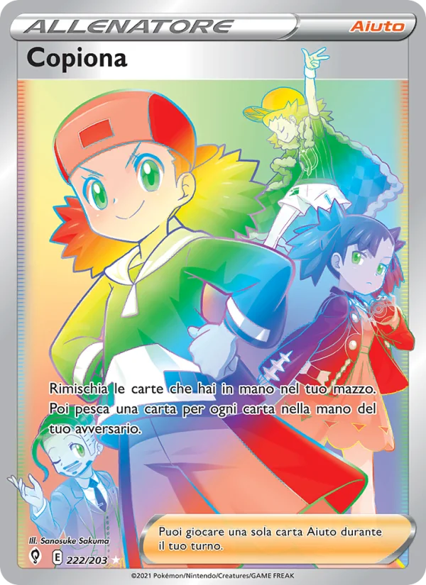 Copiona Evoluzioni Eteree carta Pokémon italiana RR