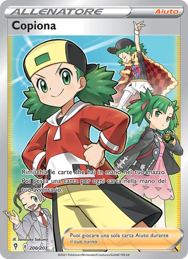 Copiona Evoluzioni Eteree carta Pokémon italiana UR