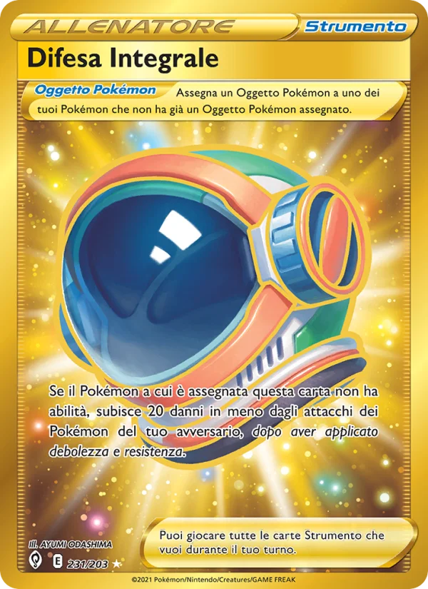 Difesa Integrale Evoluzioni Eteree carta Pokémon italiana HR