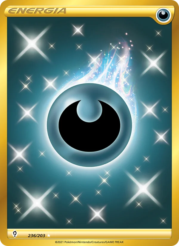 Energia Oscurità Evoluzioni Eteree carta Pokémon italiana HR