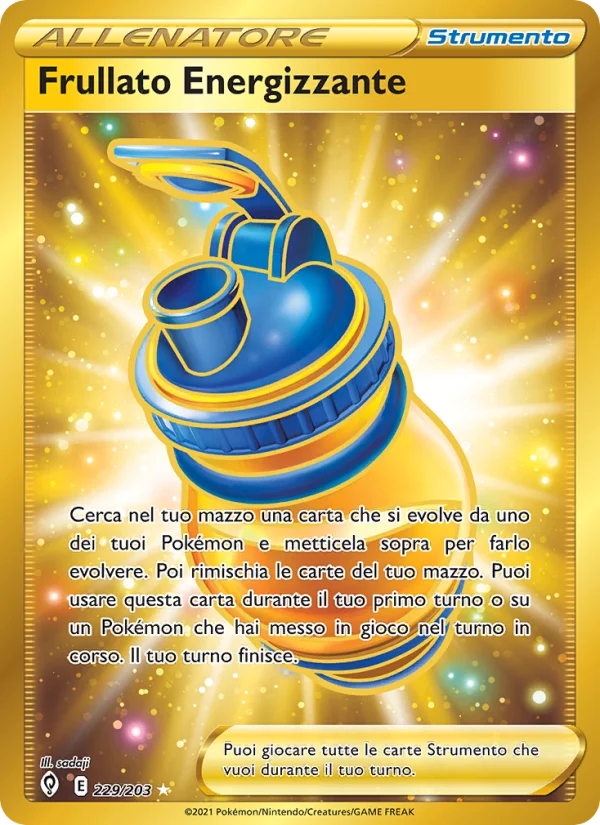 Frullato Energizzante Evoluzioni Eteree carta Pokémon italiana HR