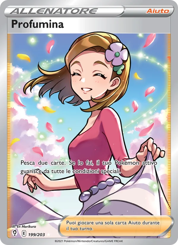 Profumina Evoluzioni Eteree carta Pokémon italiana UR