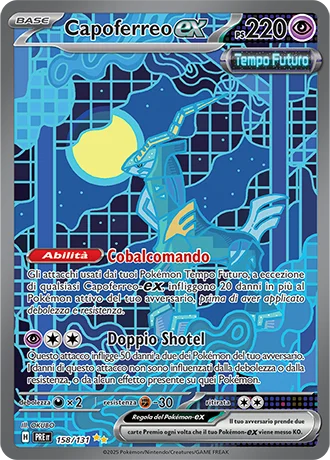 Capoferreo ex Evoluzioni Prismatiche carta Pokémon italiana SIR