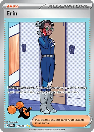 Erin Evoluzioni Prismatiche carta Pokémon italiana SIR