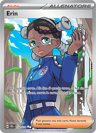 Erin Evoluzioni Prismatiche carta Pokémon italiana UR
