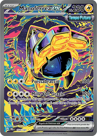 Manoferrea ex Evoluzioni Prismatiche carta Pokémon italiana SIR