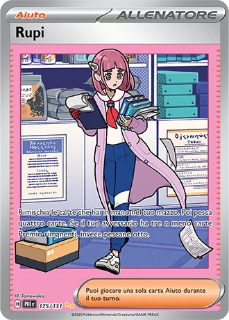 Rupi Evoluzioni Prismatiche carta Pokémon italiana SIR