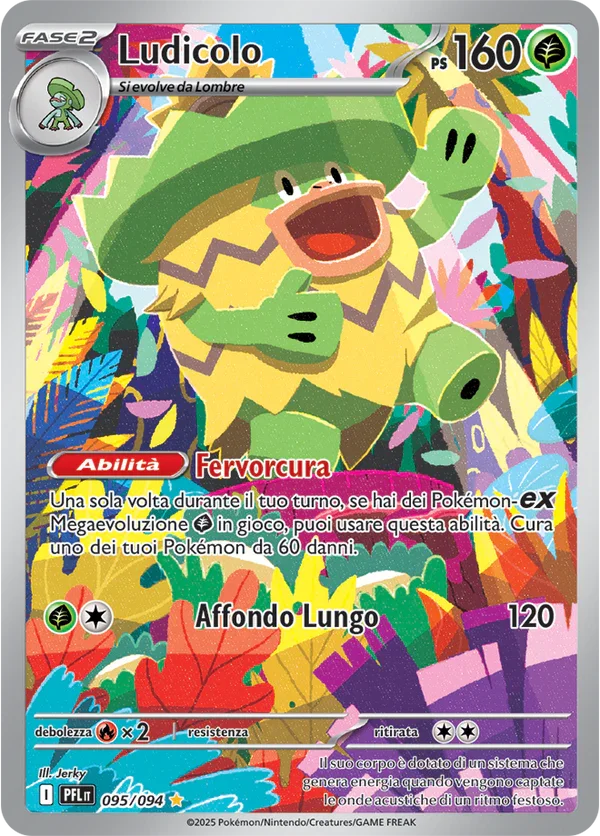 Ludicolo Fiamme Spettrali carta Pokémon italiana IR