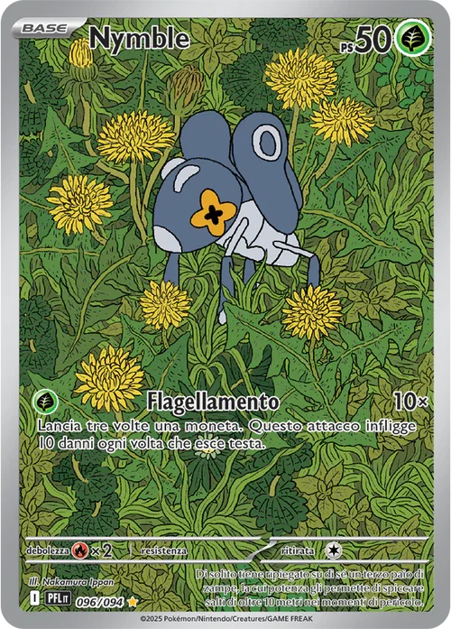 Nymble Fiamme Spettrali carta Pokémon italiana IR