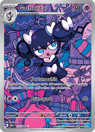 Gothorita Fuoco Bianco carta Pokémon italiana IR