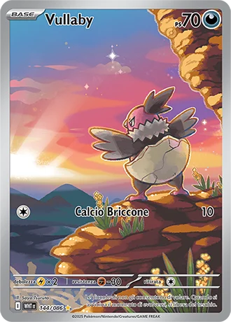Vullaby Fuoco Bianco carta Pokémon italiana IR