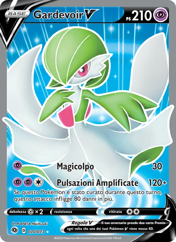 Gardevoir V Futuri Campioni carta Pokémon italiana UR