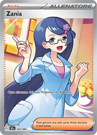 Zania Luce Nera carta Pokémon italiana UR
