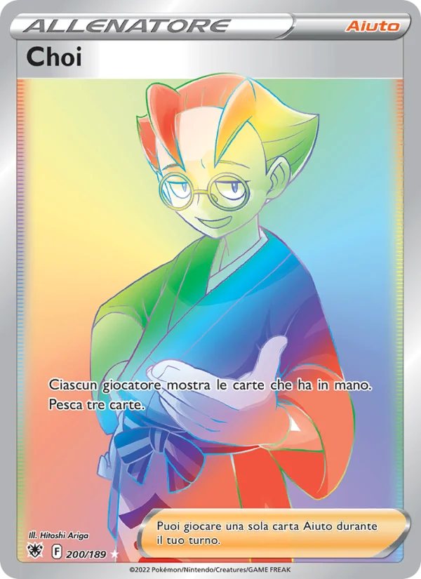 Choi Lucentezza Siderale carta Pokémon italiana RR