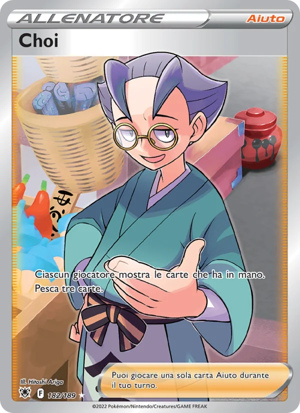 Choi Lucentezza Siderale carta Pokémon italiana UR