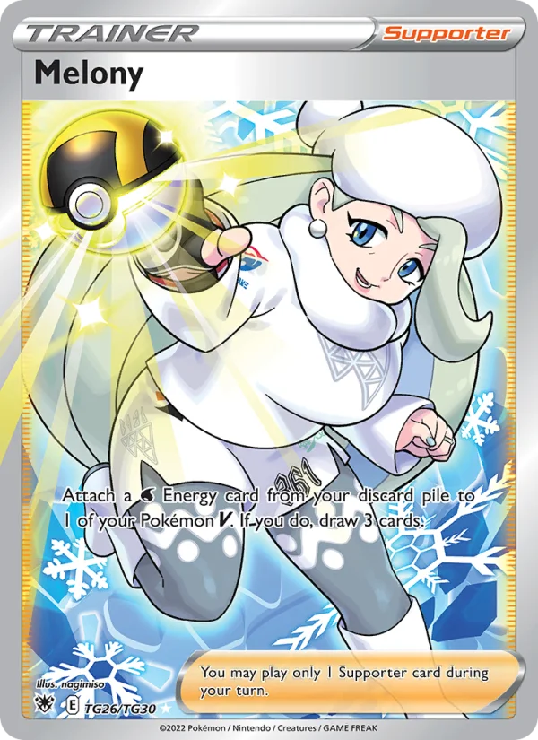 Melania Lucentezza Siderale carta Pokémon italiana TG