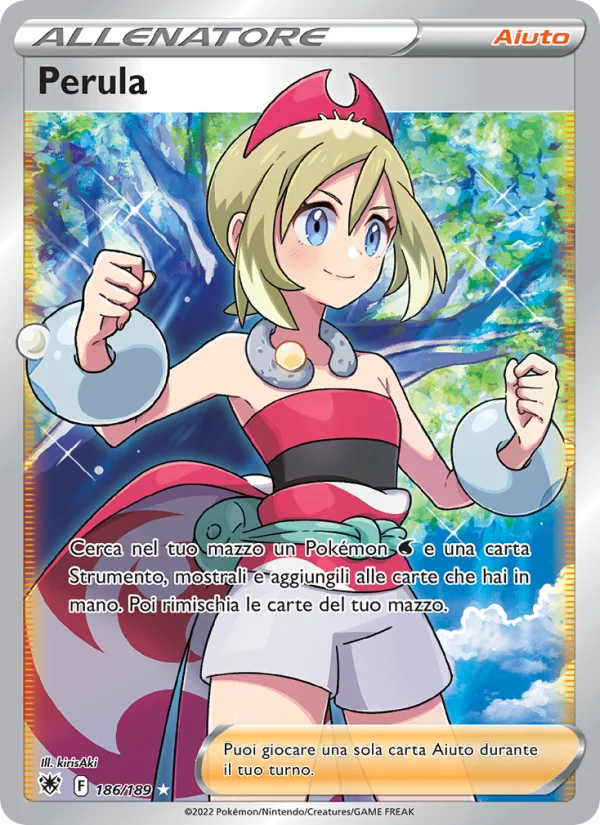 Perula Lucentezza Siderale carta Pokémon italiana UR