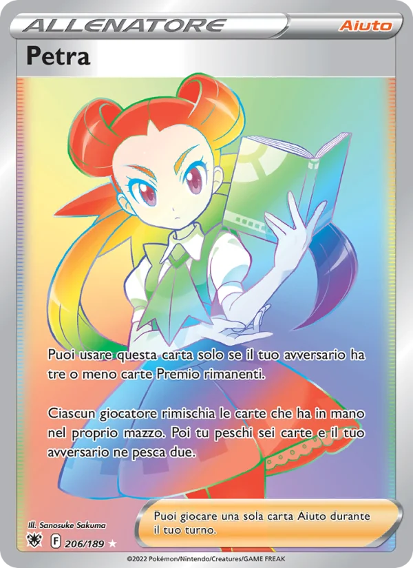 Petra Lucentezza Siderale carta Pokémon italiana RR