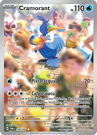 Cramorant Crepuscolo Mascherato carta Pokémon italiana