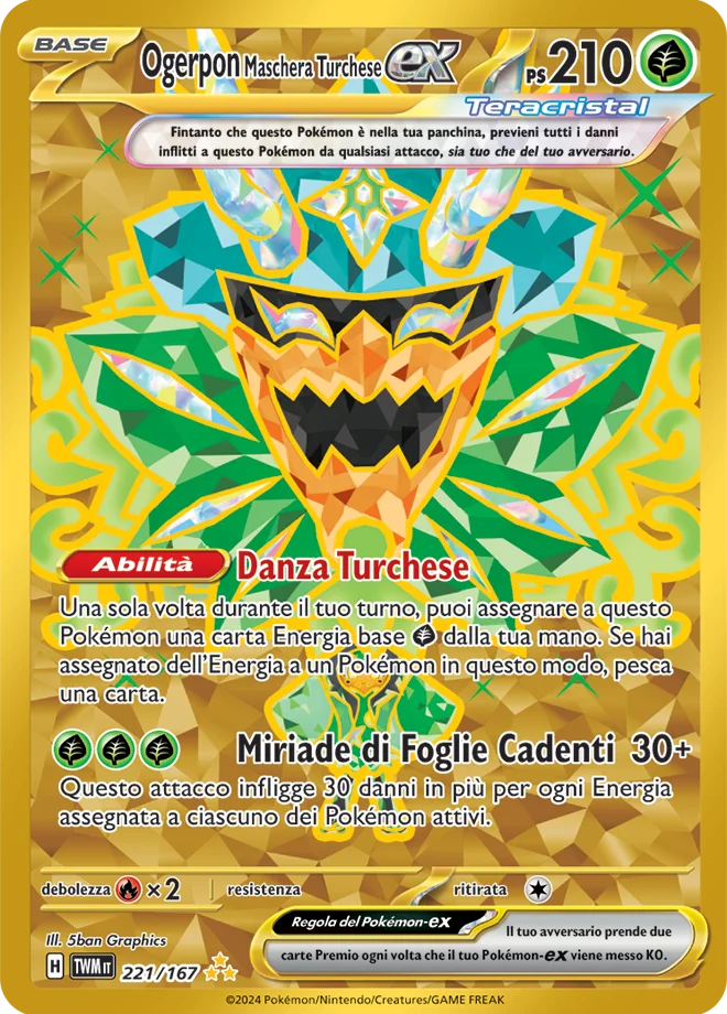 Ogerpon Maschera Turchese ex