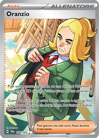 Oranzio Crepuscolo Mascherato carta Pokémon italiana UR