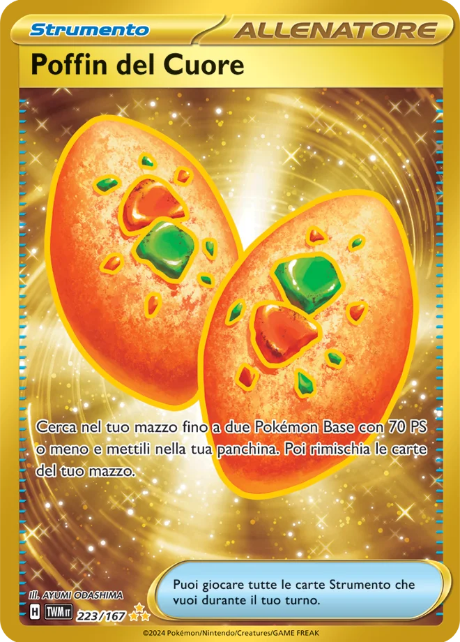 Poffin del Cuore Crepuscolo Mascherato carta Pokémon italiana HR