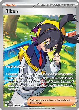 Riben Crepuscolo Mascherato carta Pokémon italiana UR