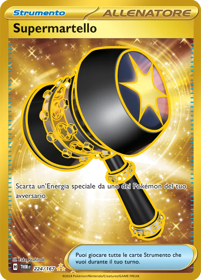 Supermartello Crepuscolo Mascherato carta Pokémon italiana HR