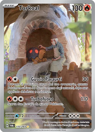 Torkoal Crepuscolo Mascherato carta Pokémon italiana IR