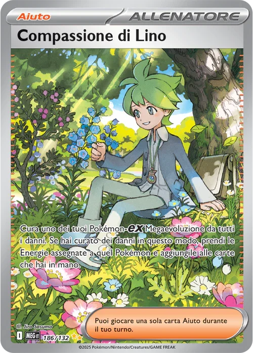 Compassione di Lino Mega Evoluzione carta Pokémon italiana SIR