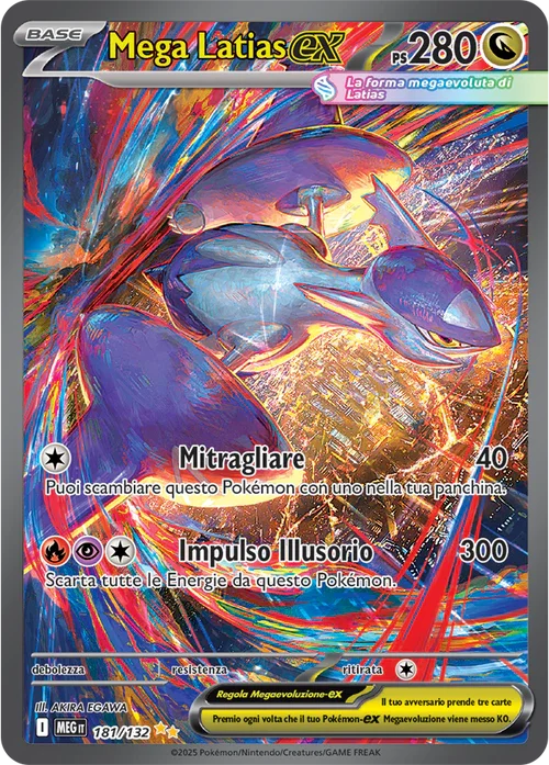 Mega Latias ex Mega Evoluzione carta Pokémon italiana SIR