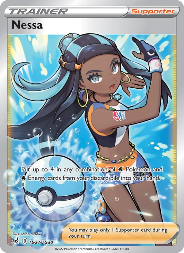 Azzurra Origine Perduta carta Pokémon italiana TG