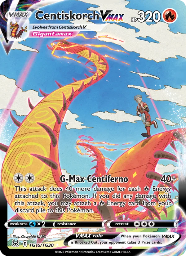 Centiskorch VMAX Origine Perduta carta Pokémon italiana