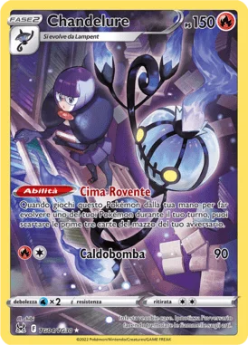 Chandelure Origine Perduta carta Pokémon italiana TG