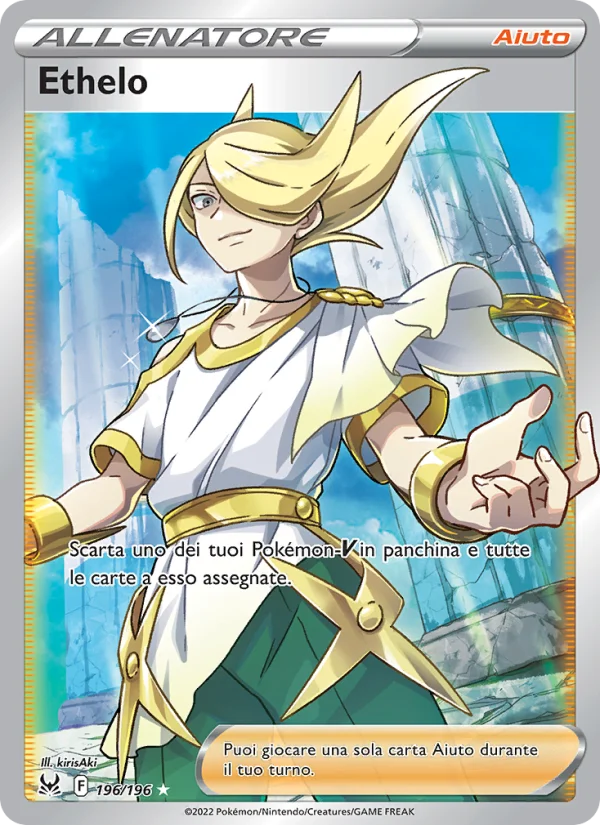 Ethelo Origine Perduta carta Pokémon italiana UR