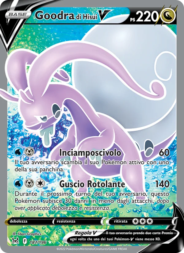 Goodra di Hisui V Origine Perduta carta Pokémon italiana UR