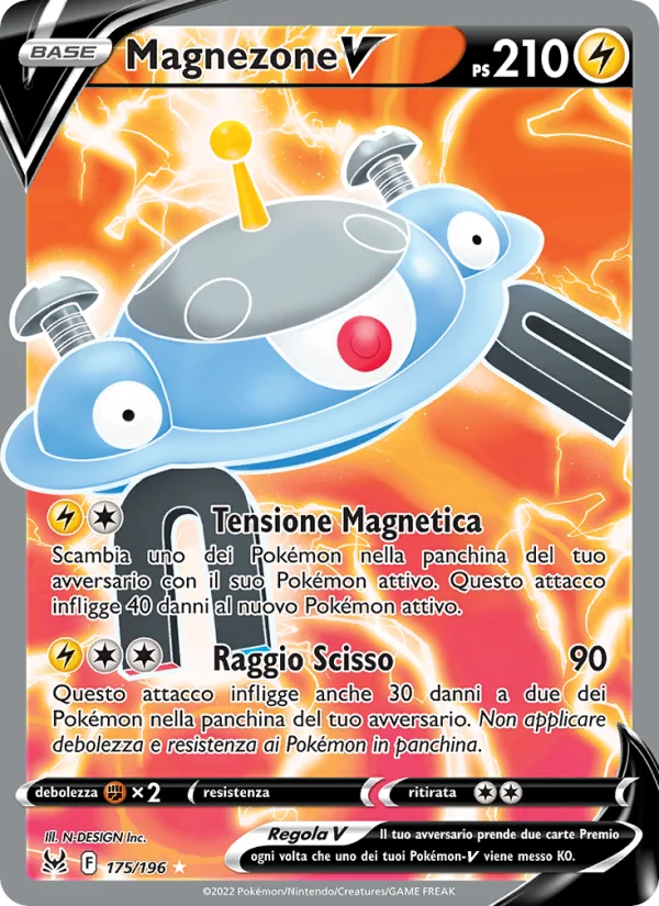 Magnezone V Origine Perduta carta Pokémon italiana UR