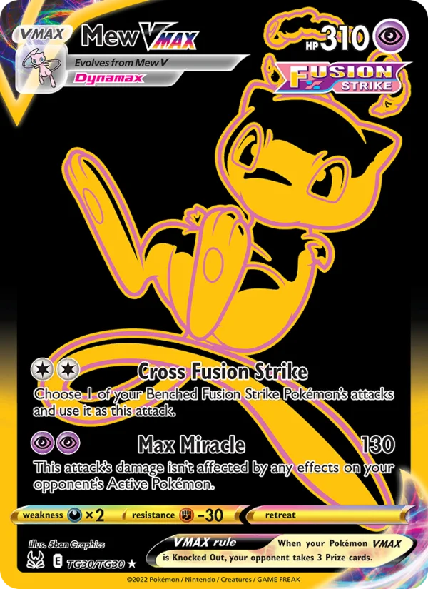 Mew VMAX Origine Perduta carta Pokémon italiana TG