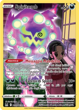 Spiritomb Origine Perduta carta Pokémon italiana TG