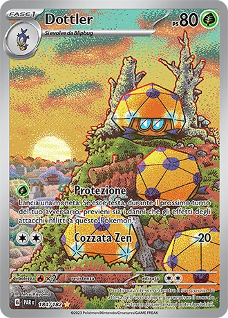 Dottler Paradosso Temporale carta Pokémon italiana IR