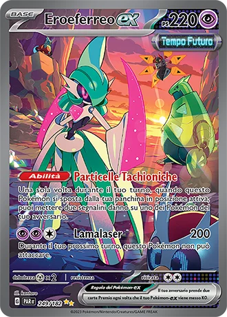 Eroeferreo ex Paradosso Temporale carta Pokémon italiana SIR