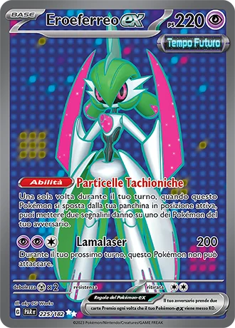 Eroeferreo ex Paradosso Temporale carta Pokémon italiana UR