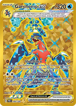Garchomp ex Paradosso Temporale carta Pokémon italiana HR