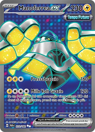 Manoferrea ex Paradosso Temporale carta Pokémon italiana UR