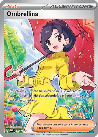 Ombrellina Paradosso Temporale carta Pokémon italiana UR